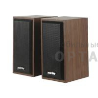 Колонки SmartBuy 2.0 ONE, коричневый, дерево, 6 Вт, питание от USB (1/20)