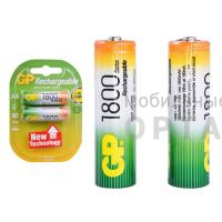 Аккумуляторная батарейка GP R6 (1800 mAh) (2бл)   (2/20/200)