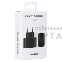 Orig Samsung, сетевое зарядное устройство USB-C 45W PD Adapter, черный Orig Samsung, сетевое зарядное устройство USB-C 45W PD Adapter, черный