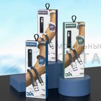 Кабель USB RECRSI CA-231 Lightning чёрный Кабель USB RECRSI CA-231 Lightning чёрный