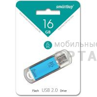 Флешка USB 16 Гб Smartbuy  V-Cut  синий Флешка USB 16 Гб Smartbuy  V-Cut  синий