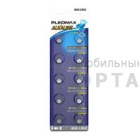 Элемент питания SAMSUNG PLEOMAX AG0 (379) LR521, LR63 Button Cell (10/100/1000/98000) Элемент питания SAMSUNG PLEOMAX AG0 (379) LR521, LR63 Button Cell (10/100/1000/98000)