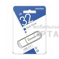Флешка USB 32 Гб Smartbuy  Crown  белый Флешка USB 32 Гб Smartbuy  Crown  белый