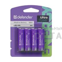 Элемент питания DEFENDER LR6 АА UltraPower BL4  (40/240)